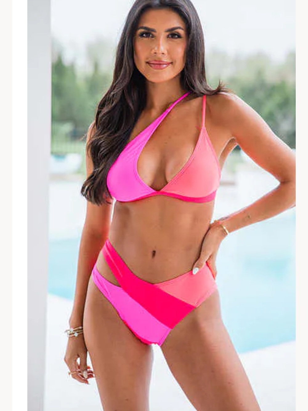 NWOT Pink Lily Two-Piece Bikini Set - Women Swim S XS